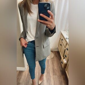 Zara Plaid Blazer